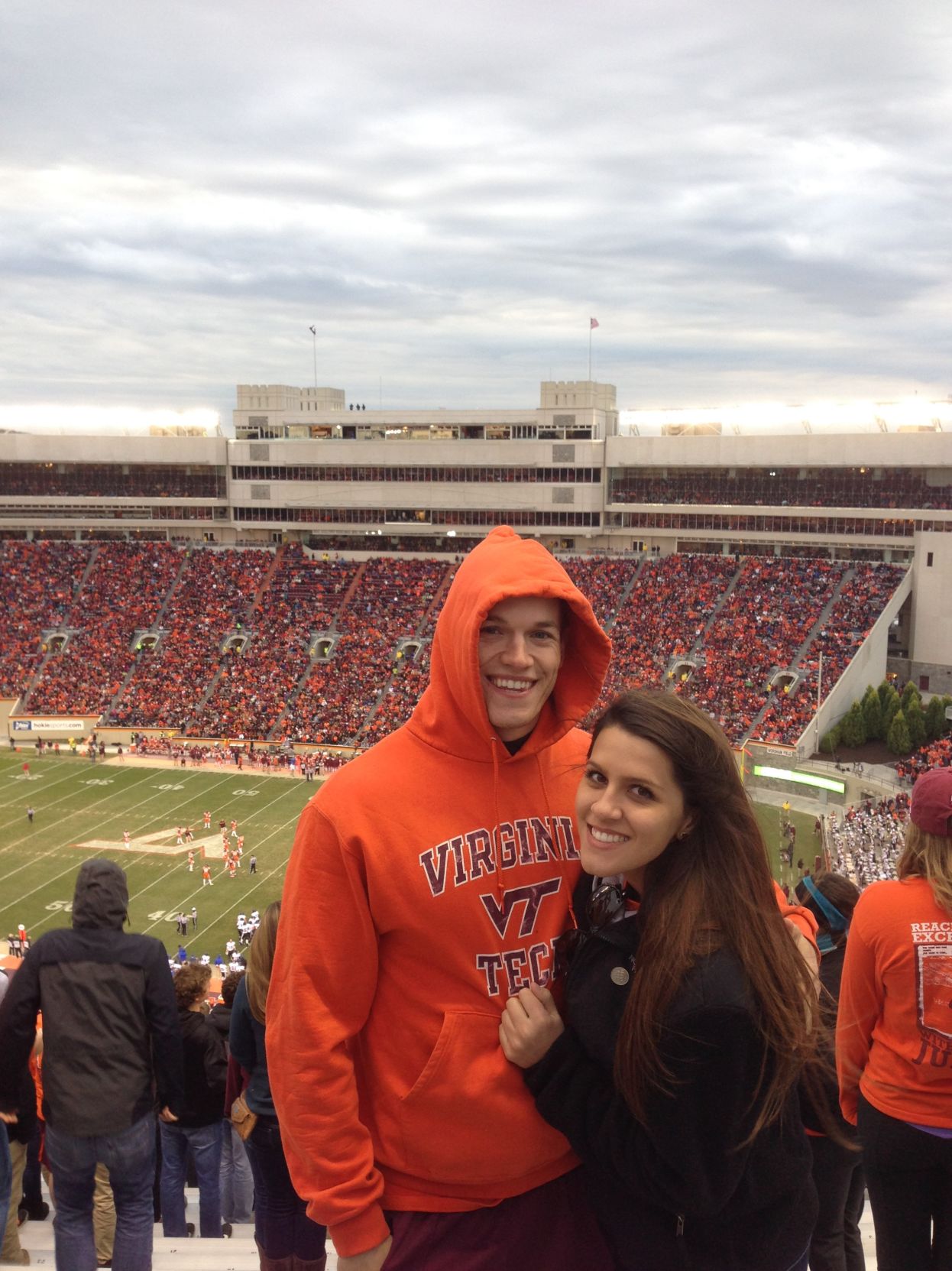 Augusta and Kevin football love story